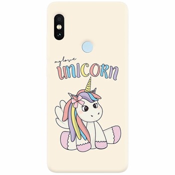 Husa silicon pentru Xiaomi Mi 8 SE, My Love Unicorn Husa silicon pentru Xiaomi Mi 8 SE, My Love Unicorn
