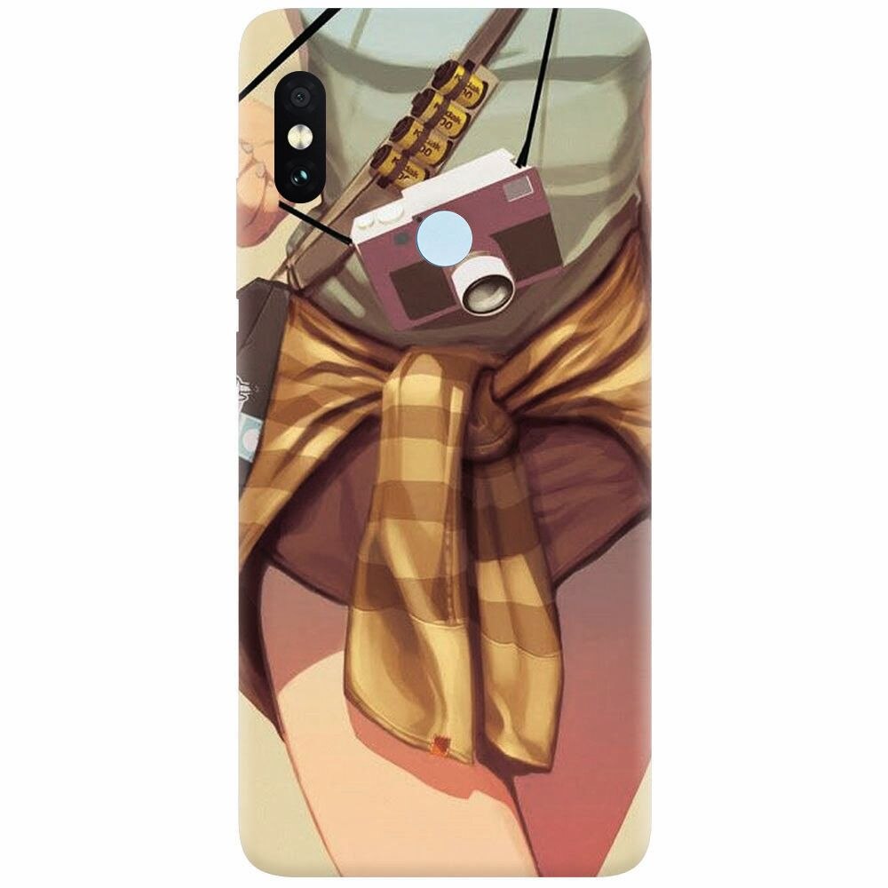 Husa silicon pentru Xiaomi Mi A2 Lite, Photograph Girl