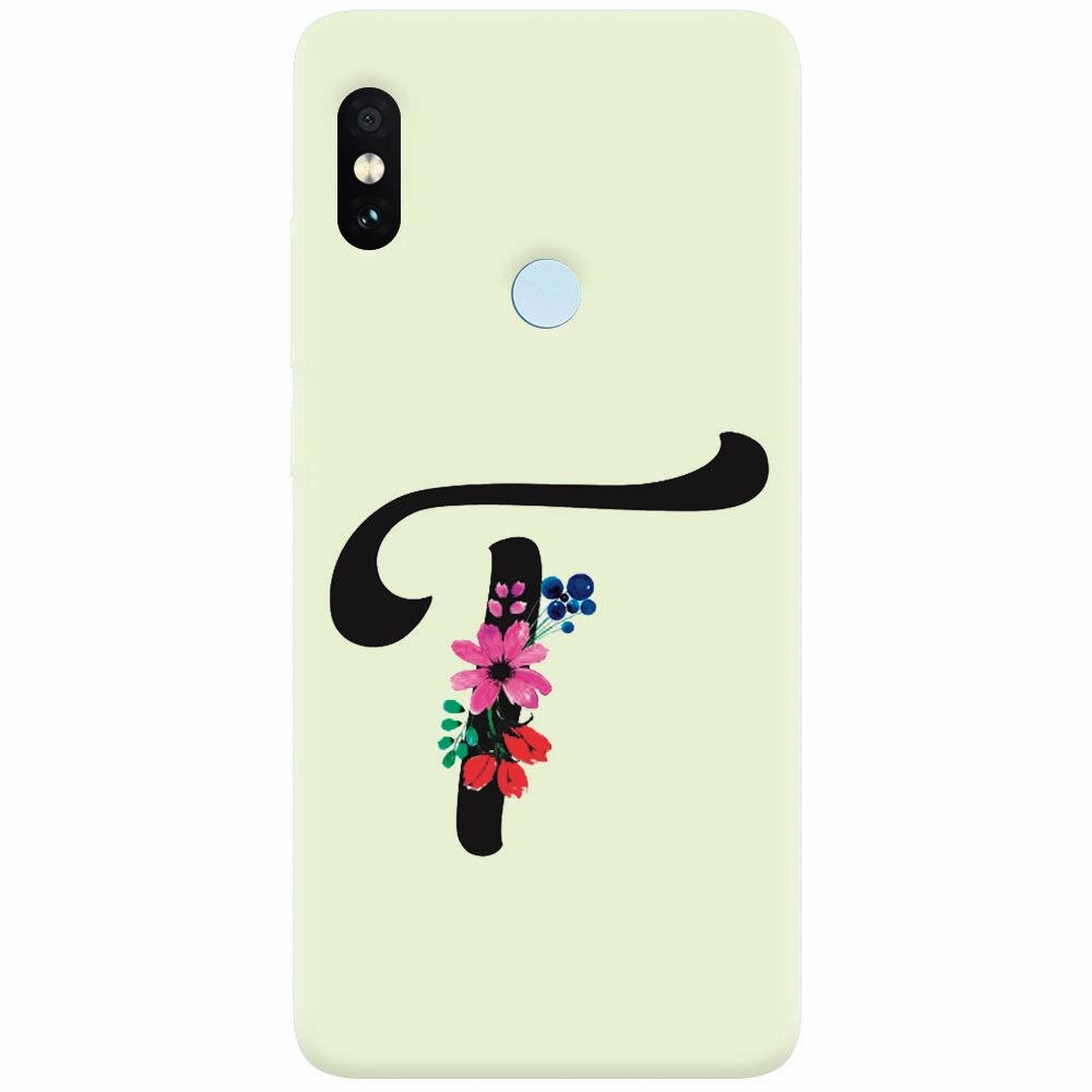 Husa silicon pentru Xiaomi Redmi Note 5 Pro, Litera T