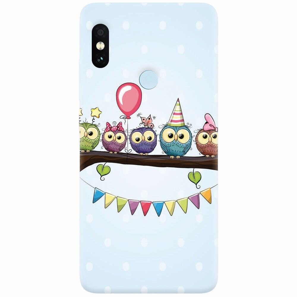 Husa silicon pentru Xiaomi Redmi Note 5 Pro, Party Birds