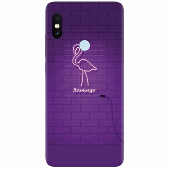 Husa silicon pentru Xiaomi Mi 8 SE, Light Flamingo Husa silicon pentru Xiaomi Mi 8 SE, Light Flamingo