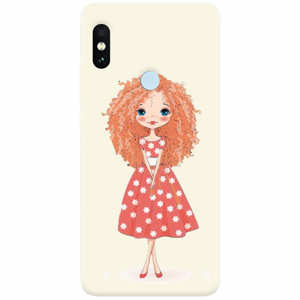 Husa silicon pentru Xiaomi Mi A2, Sweet Little Girl