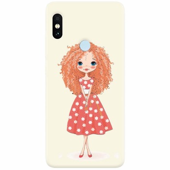 Husa silicon pentru Xiaomi Mi A2 Lite, Sweet Little Girl Husa silicon pentru Xiaomi Mi A2 Lite, Sweet Little Girl