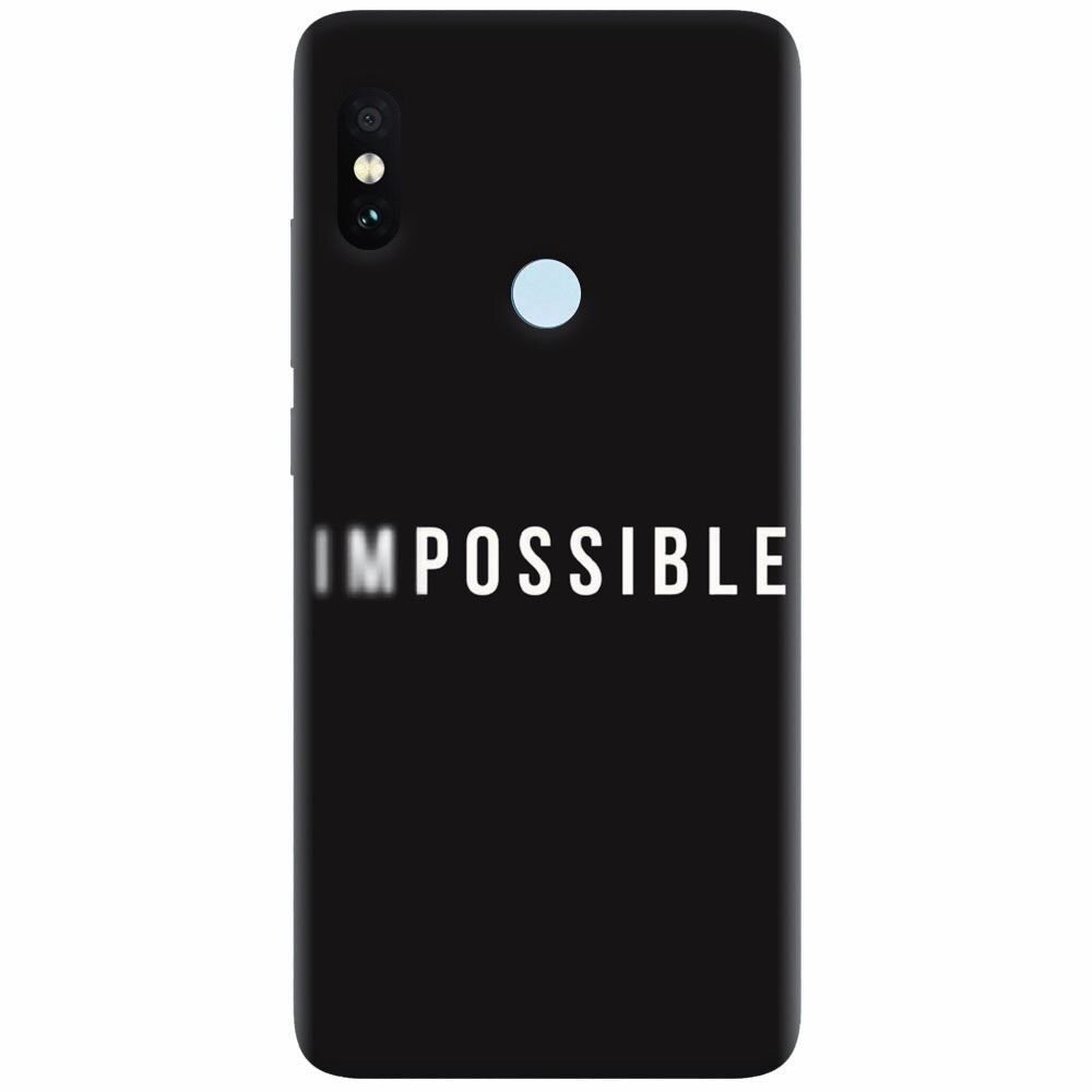 Husa silicon pentru Xiaomi Redmi Note 5 Pro, Impossible