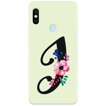 Husa silicon pentru Xiaomi Redmi Note 5 Pro, Litera I Husa silicon pentru Xiaomi Redmi Note 5 Pro, Litera I