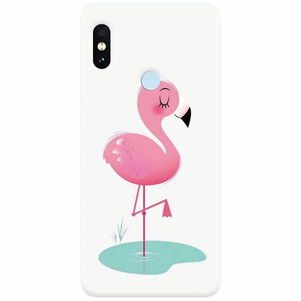 Husa silicon pentru Xiaomi Mi Max 3, Flamingo Pink