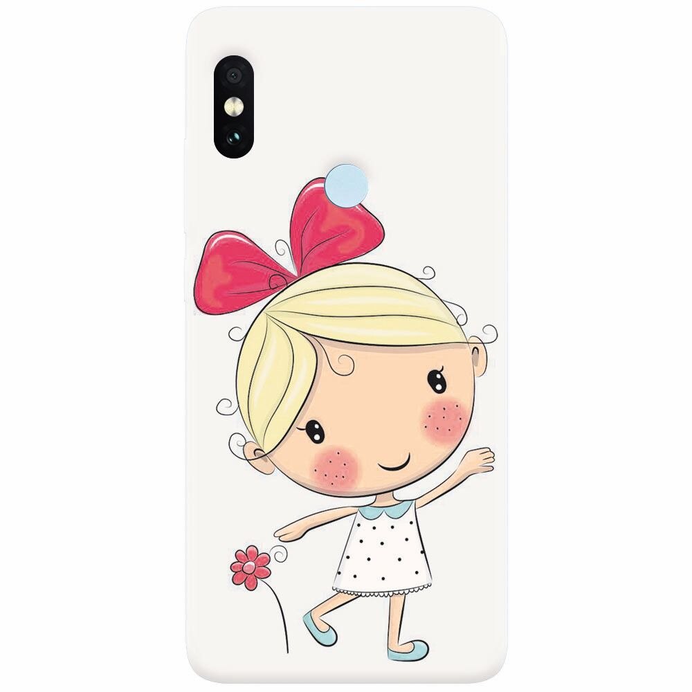 Husa silicon pentru Xiaomi Mi A2 Lite, Fetita