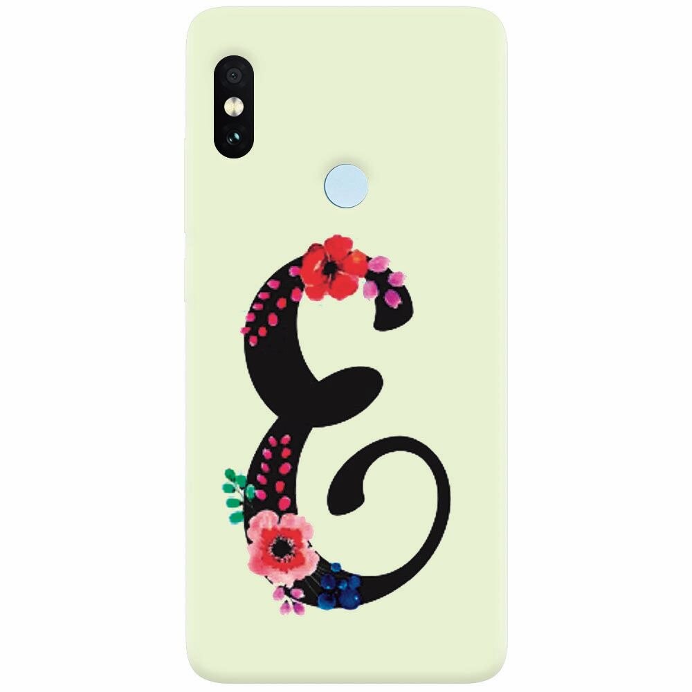 Husa silicon pentru Xiaomi Redmi Note 5 Pro, Litera E