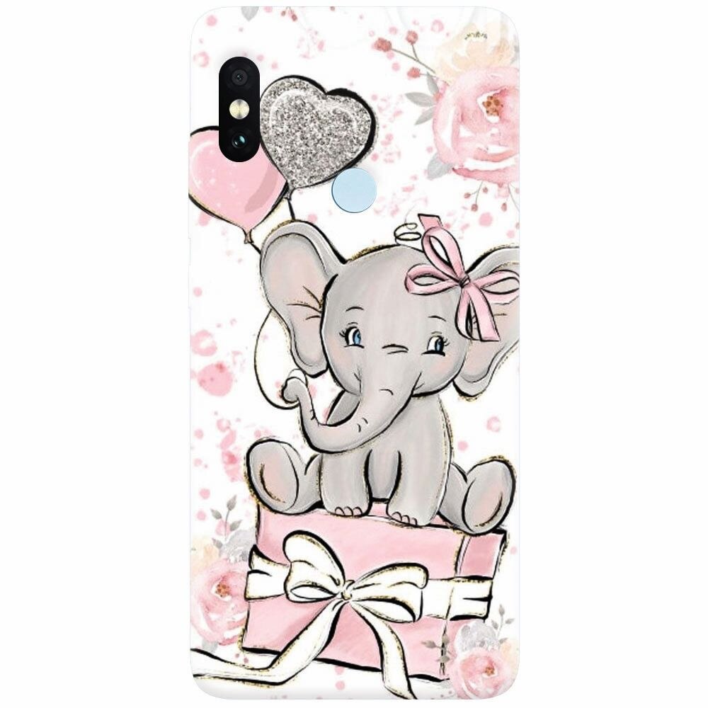 Husa silicon pentru Xiaomi Redmi Note 5 Pro, Elefant