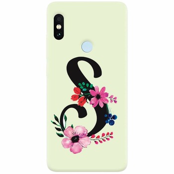Husa silicon pentru Xiaomi Mi Max 3, Litera S Husa silicon pentru Xiaomi Mi Max 3, Litera S