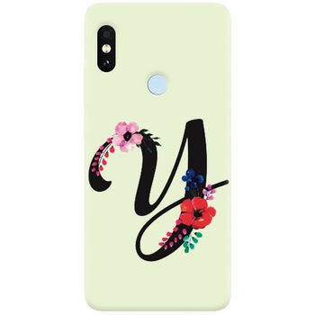 Husa silicon pentru Xiaomi Redmi Note 5 Pro, Litera Y Husa silicon pentru Xiaomi Redmi Note 5 Pro, Litera Y