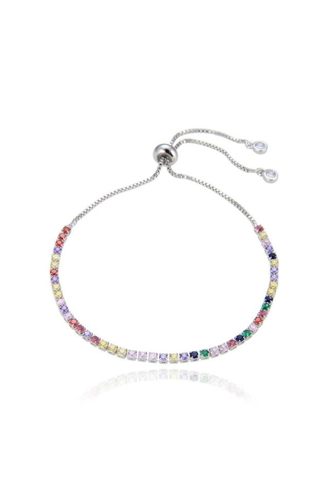 Bratara Dream in Colors Silver Bijouxmania