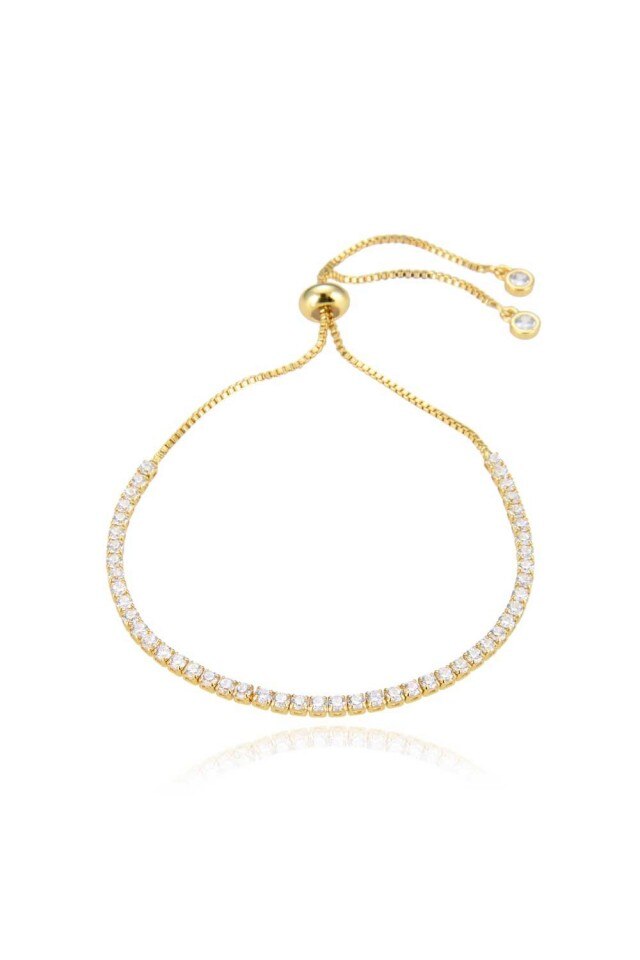 Bratara Crystal Sparkle Gold Bijouxmania