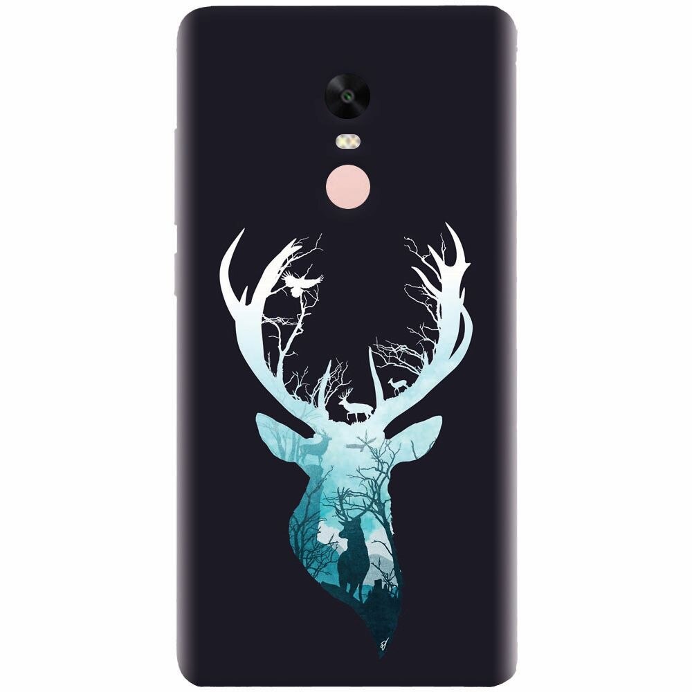 Husa silicon pentru Xiaomi Redmi Note 4X, Cerb