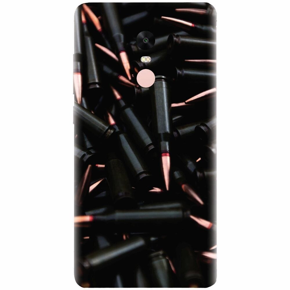 Husa silicon pentru Xiaomi Redmi Note 4X, Ammunition Bullets