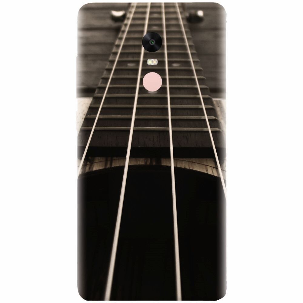 Husa silicon pentru Xiaomi Redmi Note 4X, Bass Guitar