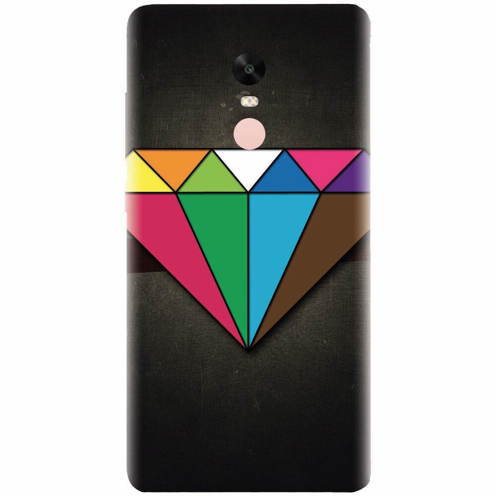 Husa silicon pentru Xiaomi Redmi Note 4, Colorful Diamond