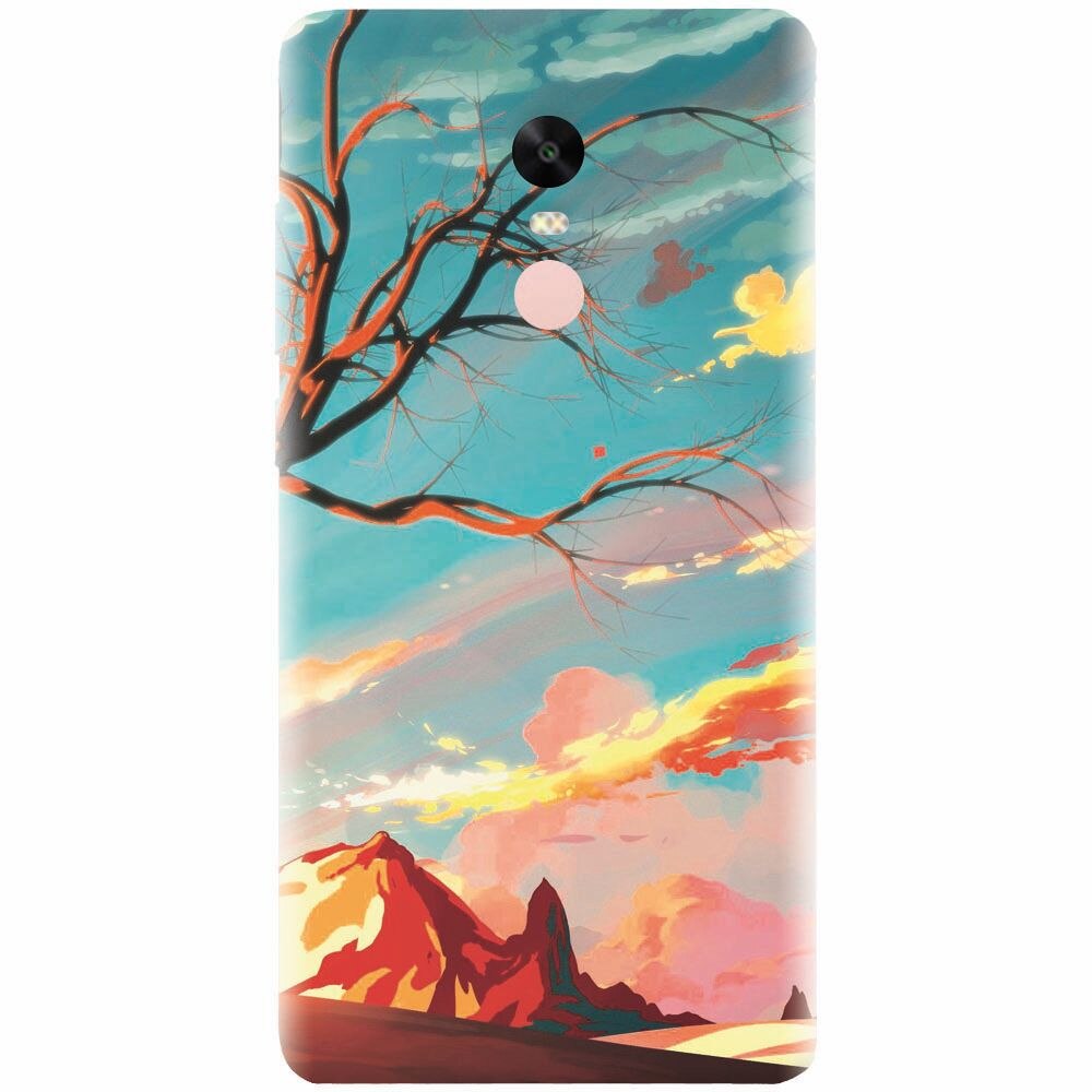 Husa silicon pentru Xiaomi Redmi Note 4X, Artistic Landscape