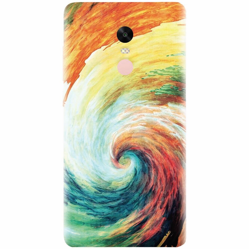 Husa silicon pentru Xiaomi Redmi Note 5A Prime, Big Wave Painting
