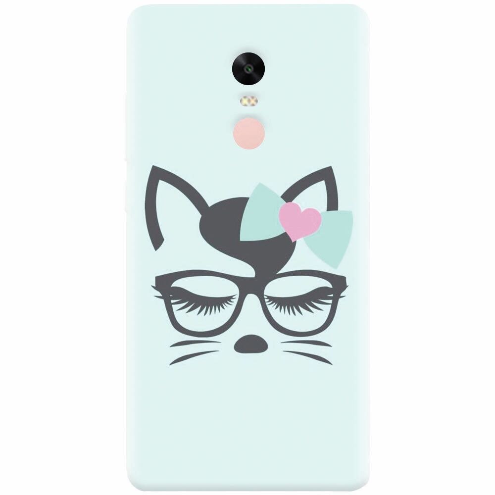 Husa silicon pentru Xiaomi Redmi Note 4X, Angel Cat