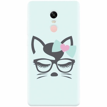 Husa silicon pentru Xiaomi Redmi Note 4X, Angel Cat Husa silicon pentru Xiaomi Redmi Note 4X, Angel Cat