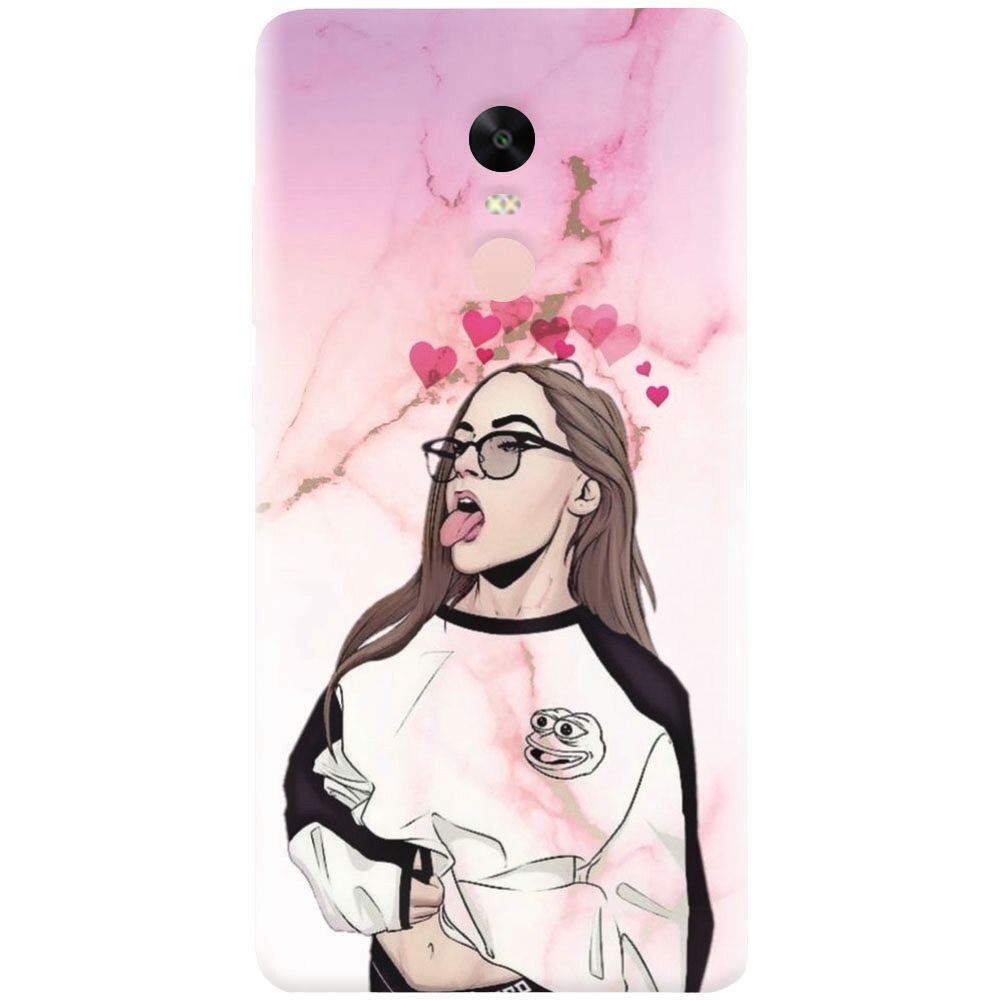 Husa silicon pentru Xiaomi Redmi Note 4, Bad Girl