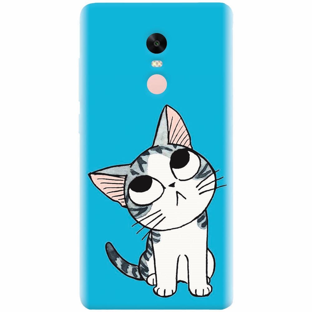 Husa silicon pentru Xiaomi Redmi Note 4X, Cat Lovely Cartoon