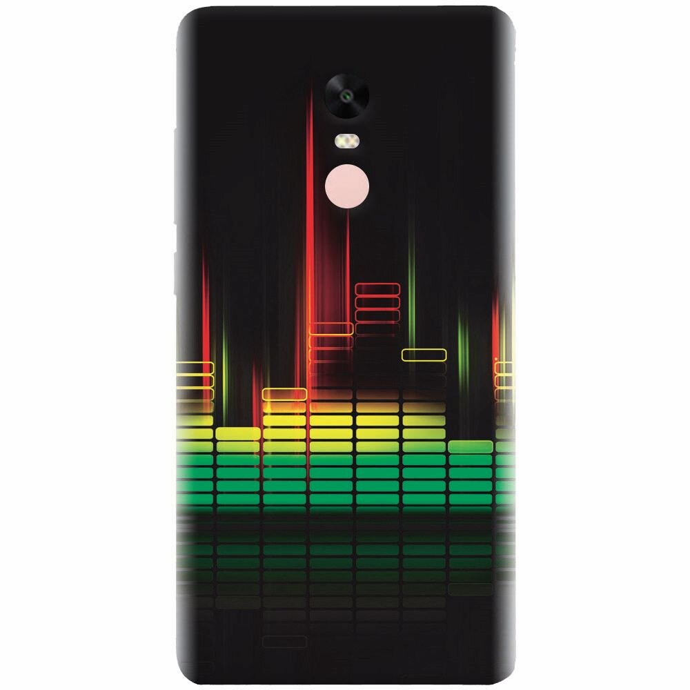 Husa silicon pentru Xiaomi Redmi Note 4X, Abstract Dj Sound System