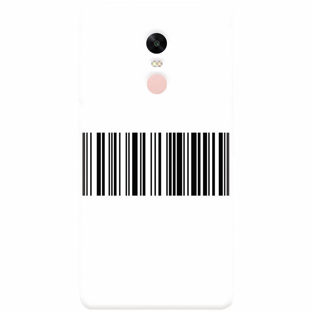 Husa silicon pentru Xiaomi Redmi Note 4, Bar Code