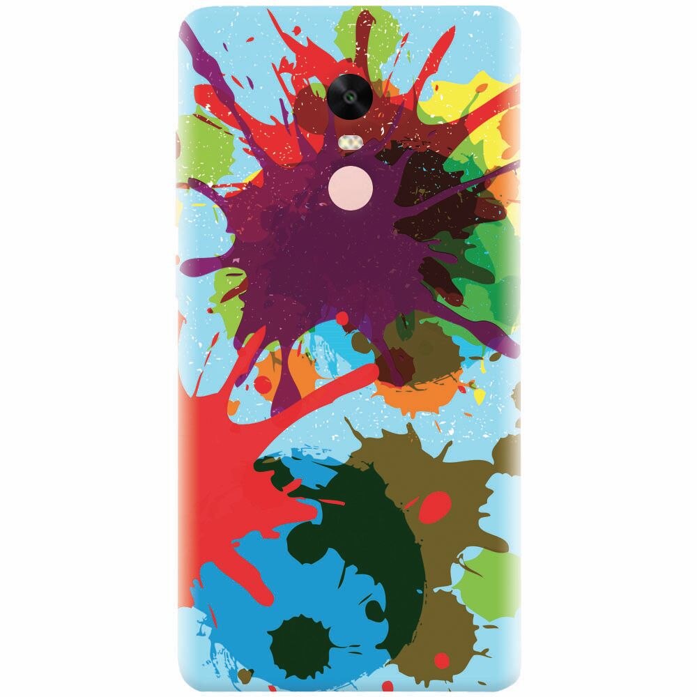 Husa silicon pentru Xiaomi Redmi Note 4X, Holi Splash