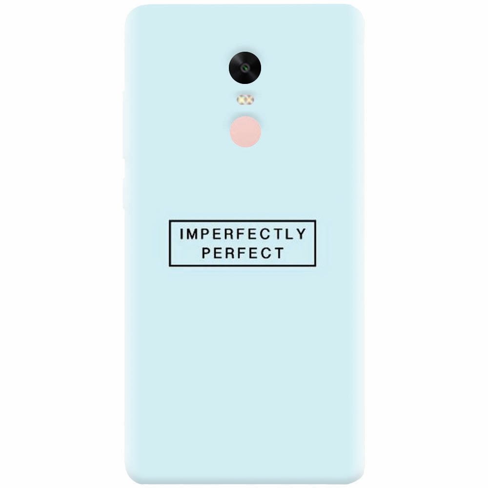 Husa silicon pentru Xiaomi Redmi Note 4X, Imperfectly Perfect