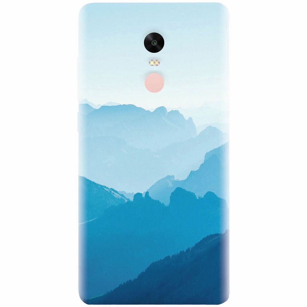 Husa silicon pentru Xiaomi Redmi Note 5A Prime, Blue Mountain Crests