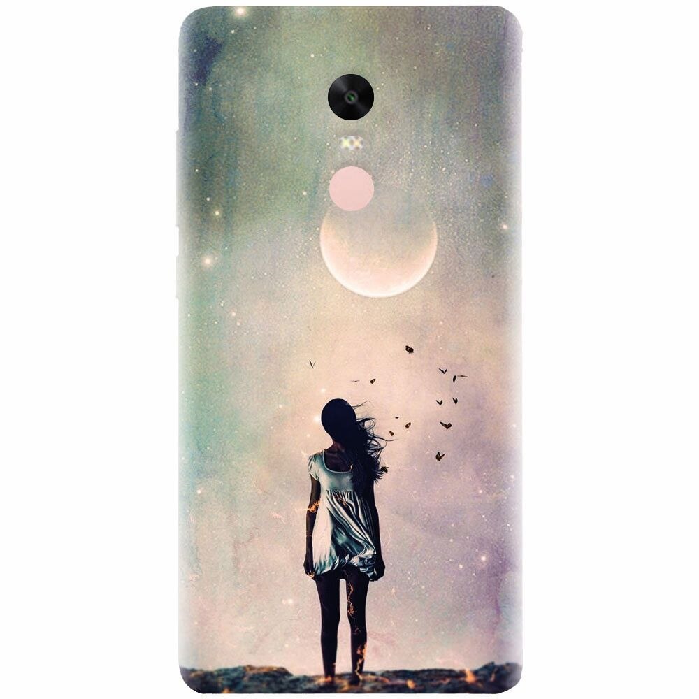 Husa silicon pentru Xiaomi Redmi Note 5A Prime, Alone Woman Cgi Hd K