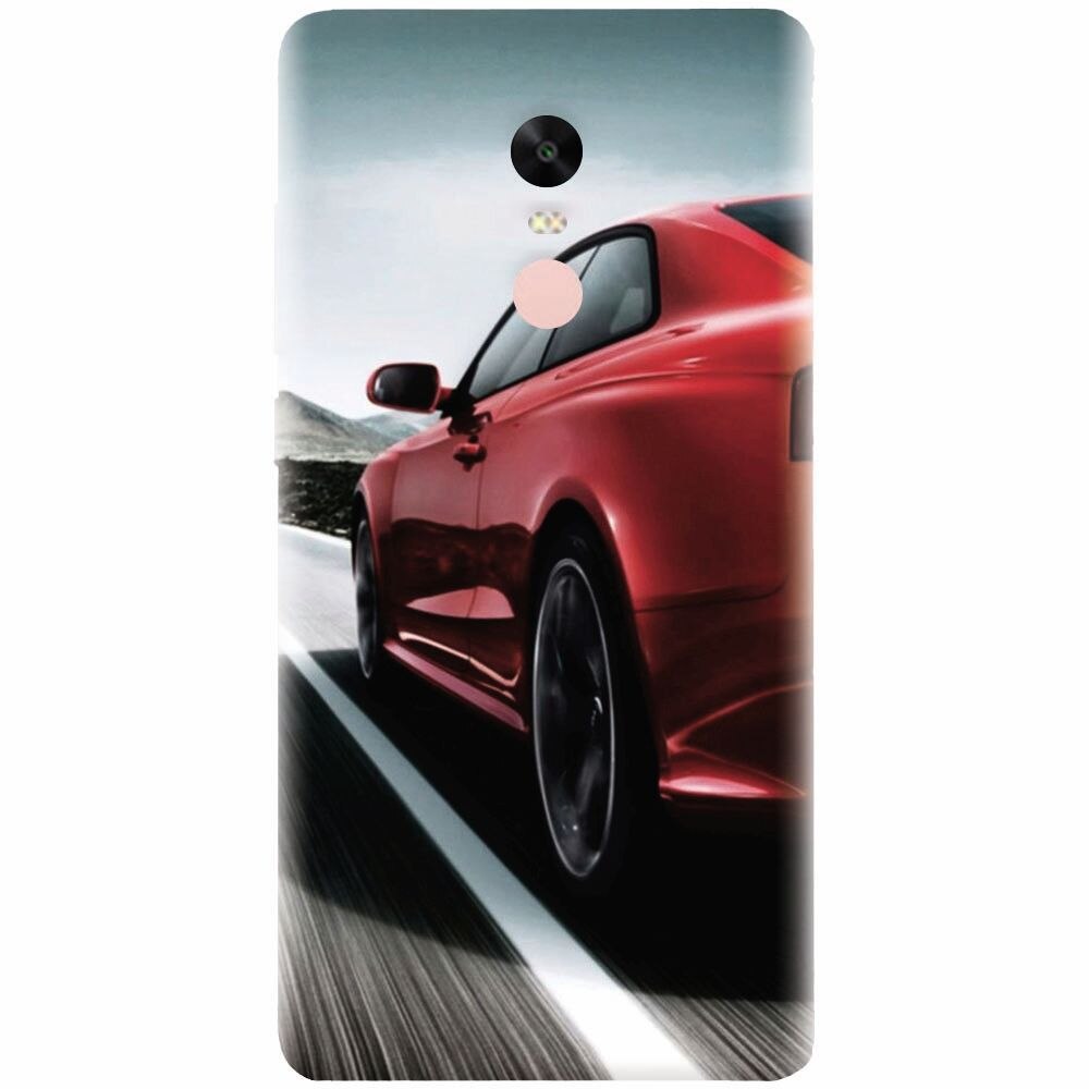 Husa silicon pentru Xiaomi Redmi Note 4, Car On Road