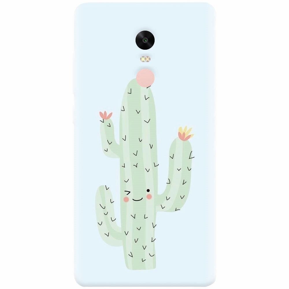Husa silicon pentru Xiaomi Redmi Note 4X, Cactus