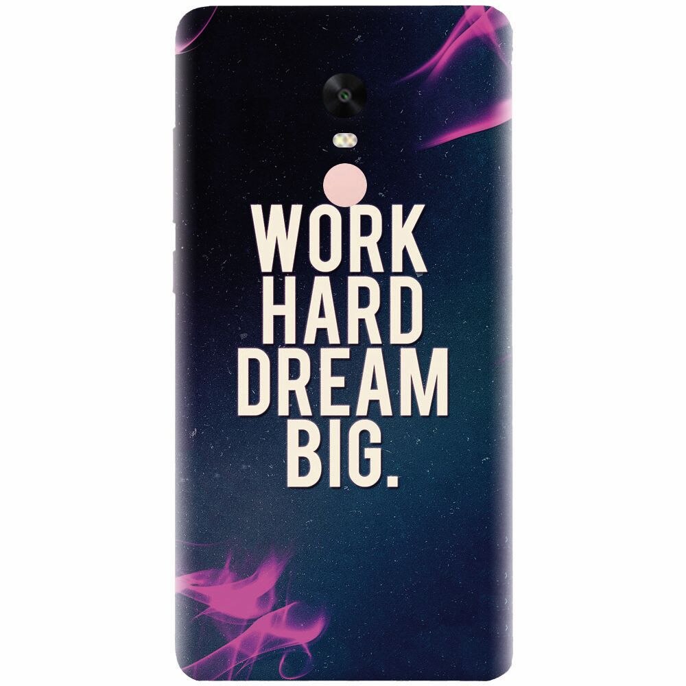 Husa silicon pentru Xiaomi Redmi Note 4X, Dream Big