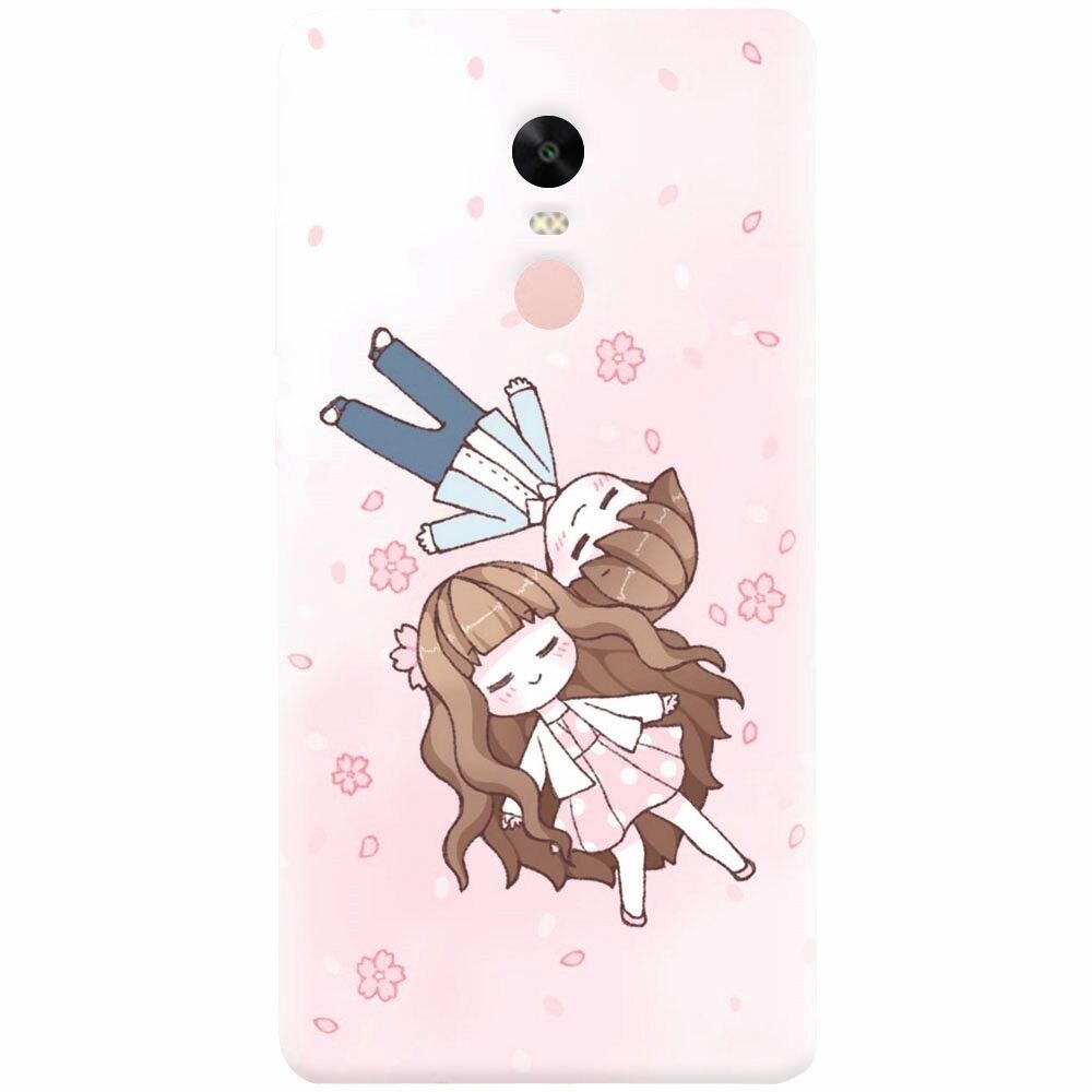 Husa silicon pentru Xiaomi Redmi Note 4X, Cute Couple
