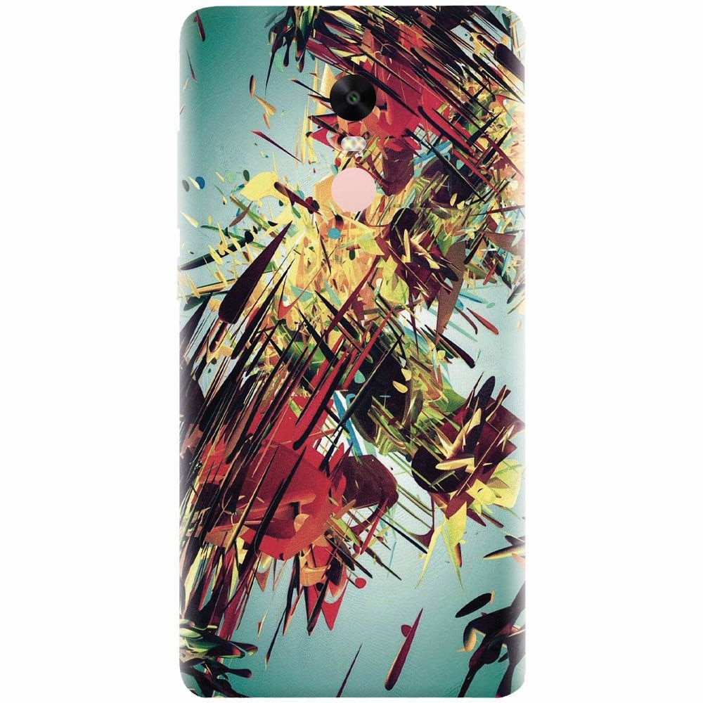 Husa silicon pentru Xiaomi Redmi Note 5A Prime, Complex Abstract Colorful 3D Drawing