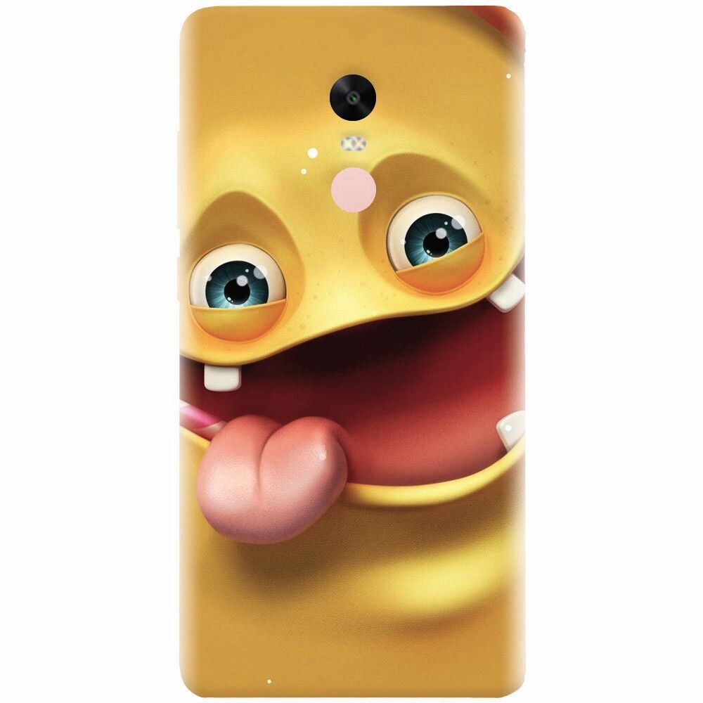 Husa silicon pentru Xiaomi Redmi Note 4, Cute Monster