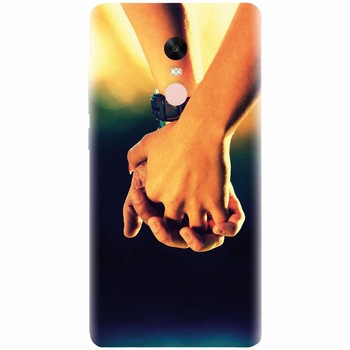 Husa silicon pentru Xiaomi Redmi Note 4X, Couple Holding Hands Husa silicon pentru Xiaomi Redmi Note 4X, Couple Holding Hands