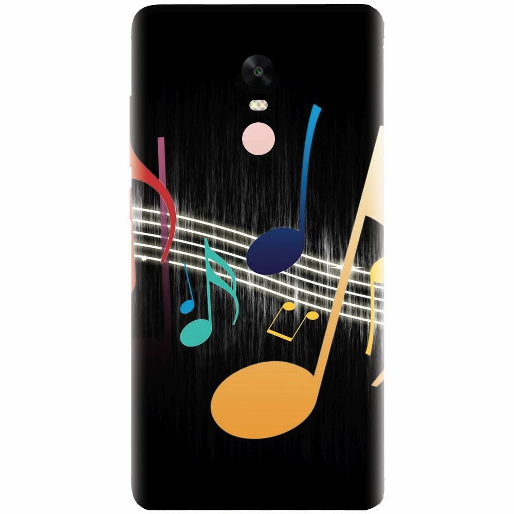 Husa silicon pentru Xiaomi Redmi Note 4X, Colorful Music