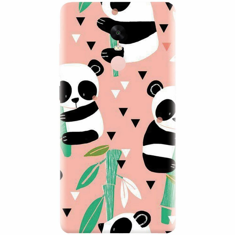Husa silicon pentru Xiaomi Redmi Note 4, Baby Panda 001