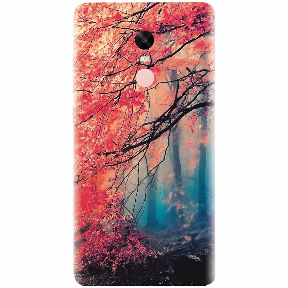 Husa silicon pentru Xiaomi Redmi Note 4, Morning Fog Inest Nature