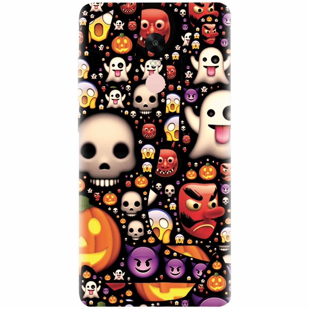 Husa silicon pentru Xiaomi Redmi Note 4X, Emoji Mess