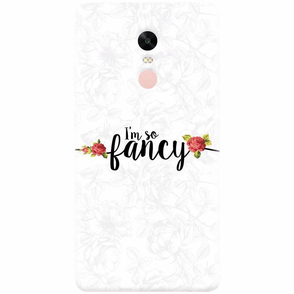 Husa silicon pentru Xiaomi Redmi Note 4, Im So Fancy Floral