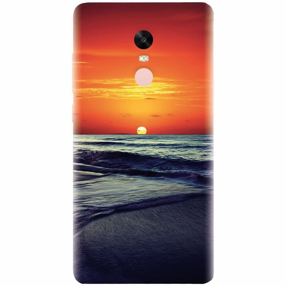 Husa silicon pentru Xiaomi Redmi Note 4X, Ocean Sunset
