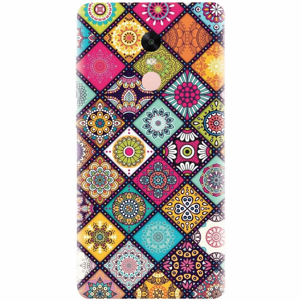 Husa silicon pentru Xiaomi Redmi Note 4X, Mandala Pattern
