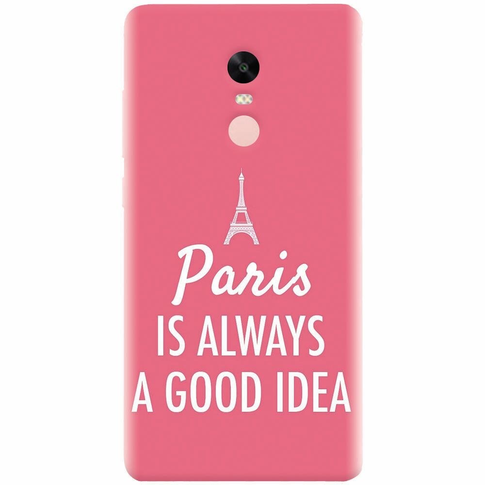 Husa silicon pentru Xiaomi Redmi Note 4, Paris Is Always A Good Idea