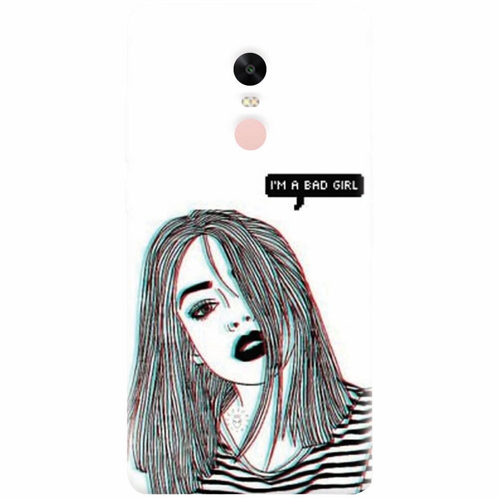 Husa silicon pentru Xiaomi Redmi Note 4X, Im A Bad Girl