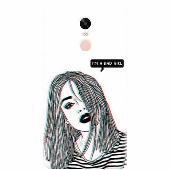 Husa silicon pentru Xiaomi Redmi Note 4X, Im A Bad Girl Husa silicon pentru Xiaomi Redmi Note 4X, Im A Bad Girl